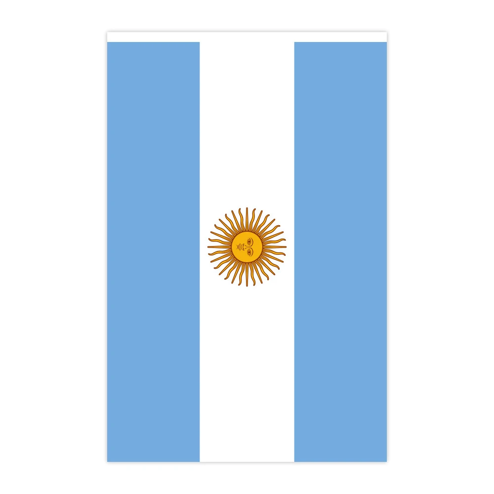 14x21cm 20pcs/lot  Argentina bunting flags polyester flying Pennant Argentina String Banner Buntings Festival Party