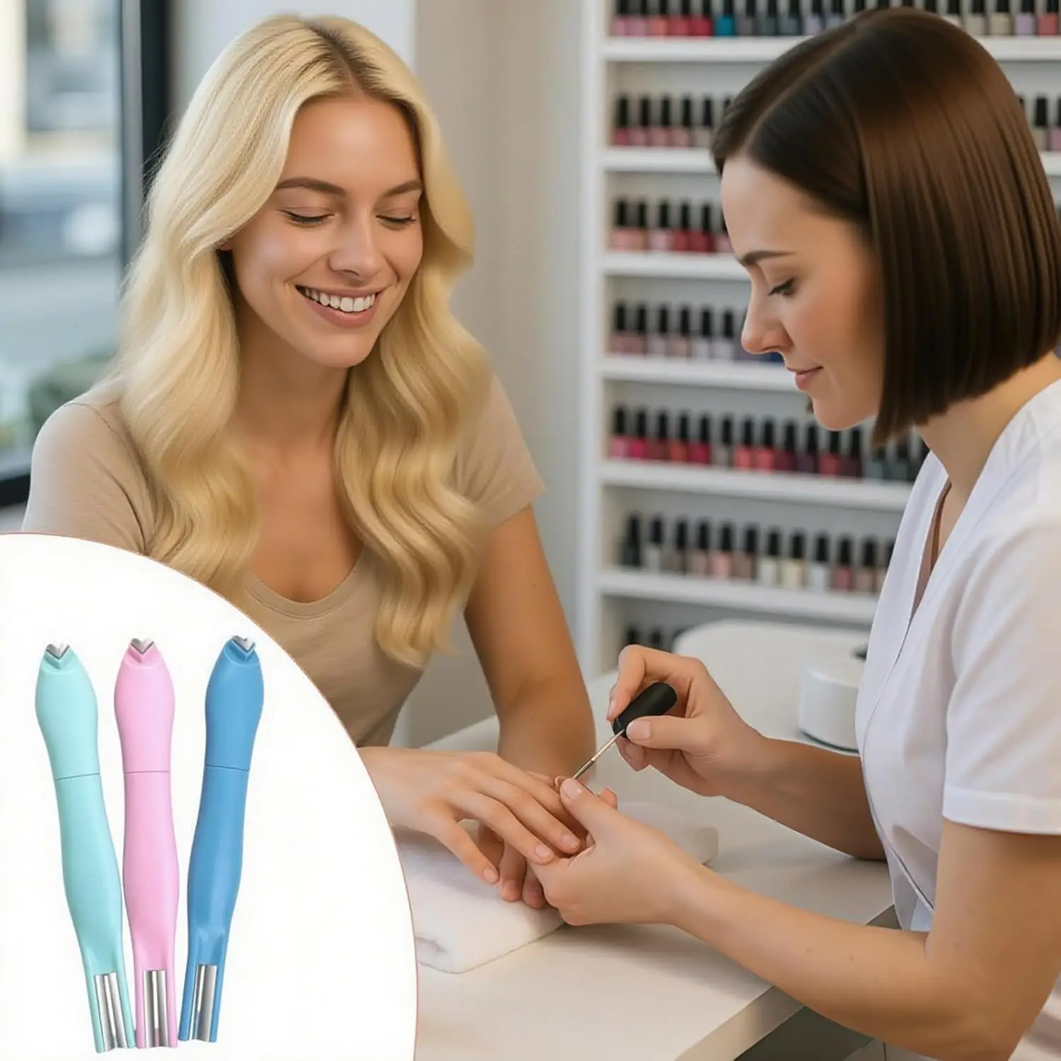 3 في 1 شكل قلب عين القط مسمار المغناطيسي عصا خط القمر الأفعى نمط الفرنسية مسمار الأشعة فوق البنفسجية هلام البولندية مانيكير تصميم أداة