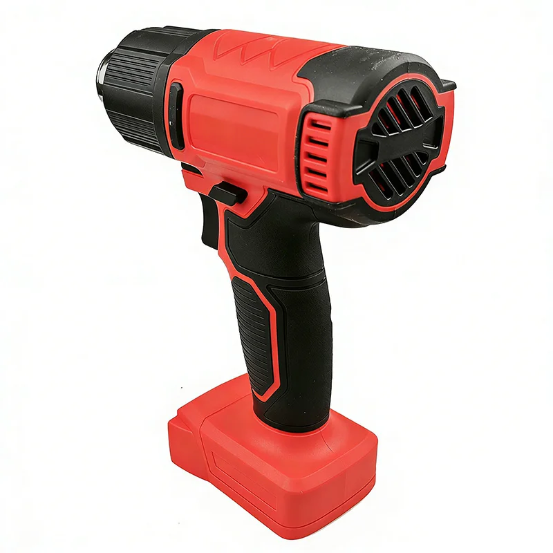 220V Electric Heat Gun+5 Air Nozzles Portable High-power Lithium Battery Rechargeable Hot Air Gun 60-540℃ Adjustable Power Tool