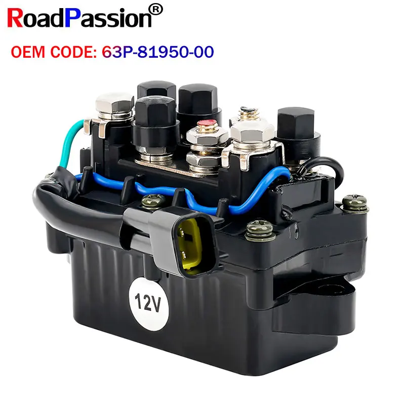 4 Stroke Outboard Trim Engine Starter Relay Solenoid For Yamaha F75TLR F75BETL F75AETL F75LB F75LA F75D ETL T60L T60TLR FT60ETL