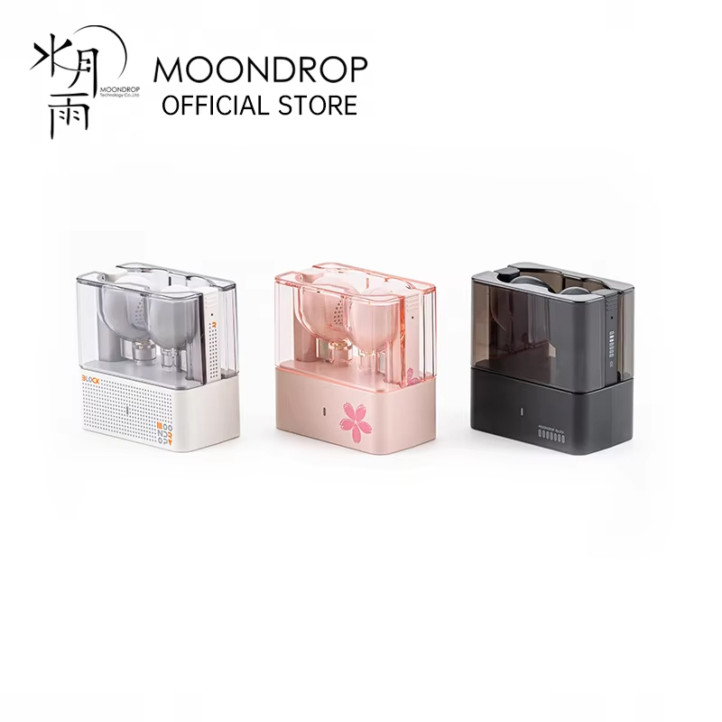  MOONDROP BLOCK High-quality Semi in ear Flath ead Earbuds Bluetooth V5.4 13mm Bass-Enhanced Dynamic Driver Touch Operation 