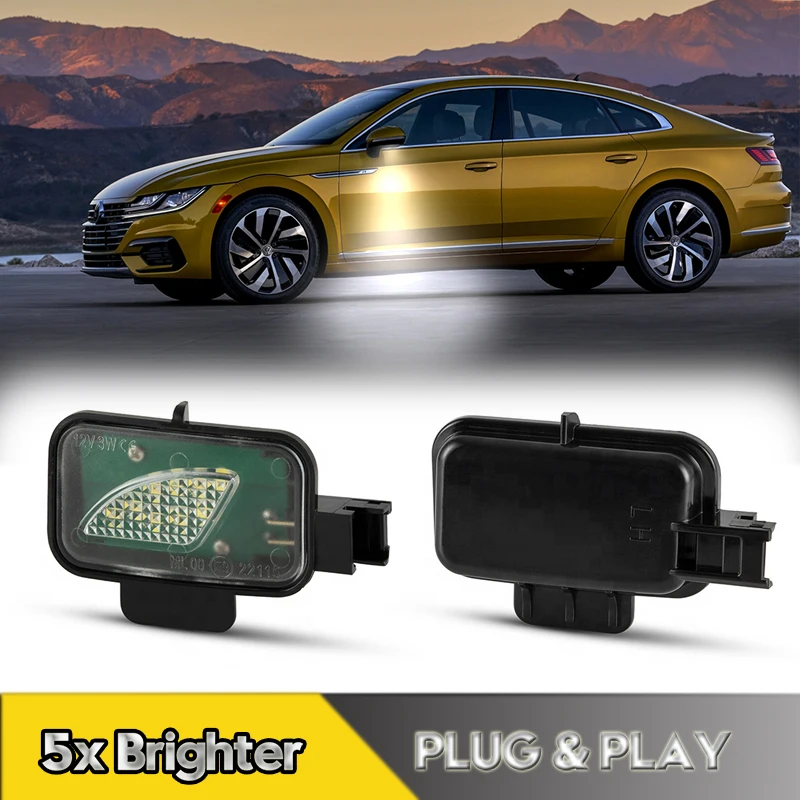 2 sztuki Canbus LED pod lusterkiem bocznym Lampy powitalne do Volkswagen Passat B8 Variant Alltrack Arteon OEM # 3G 0945291 A