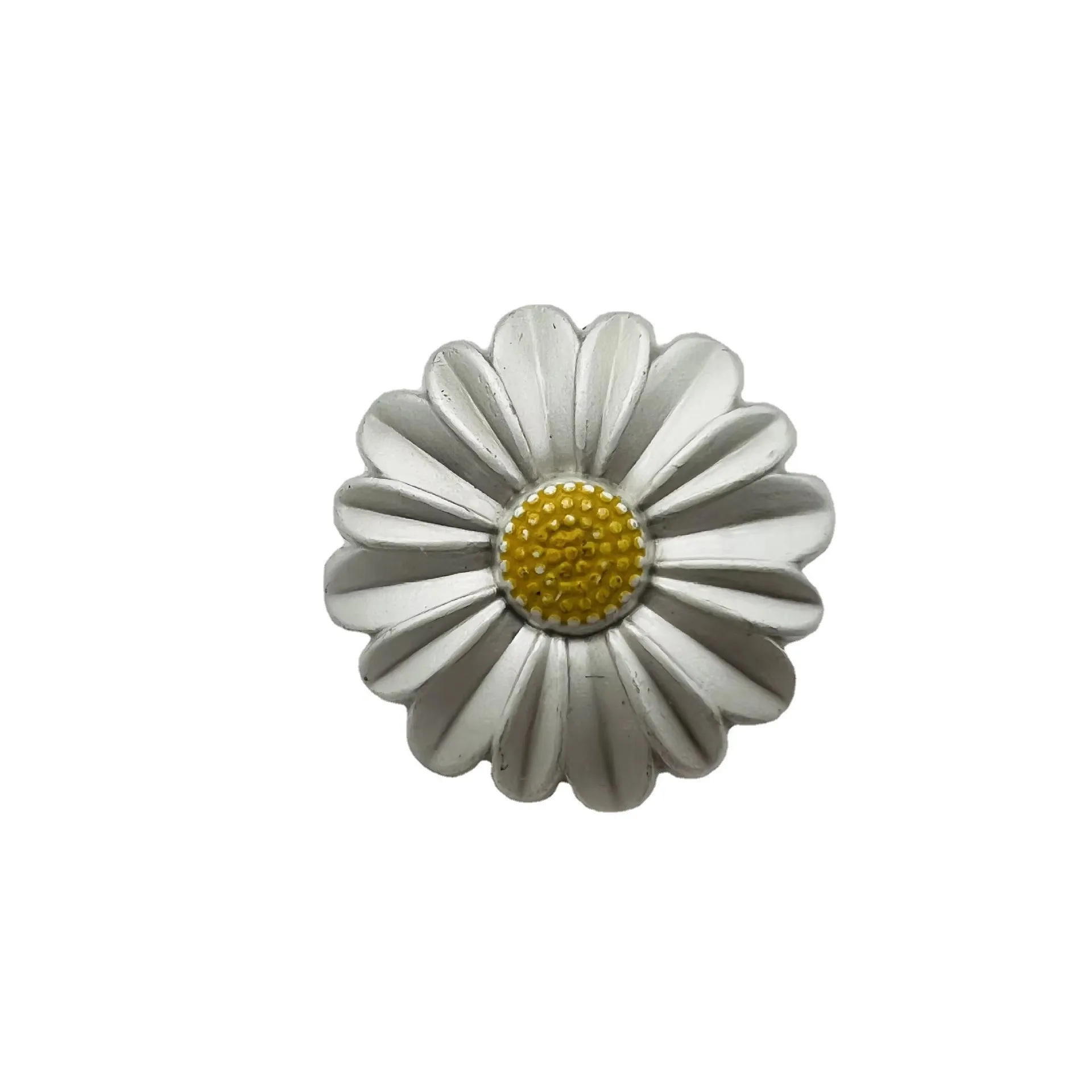 Lèvent métalliques tournesol pour vêtements, accessoires de couture, or, argent, détruire, coudre, décor, mode, 20mm, 10 pièces par lot