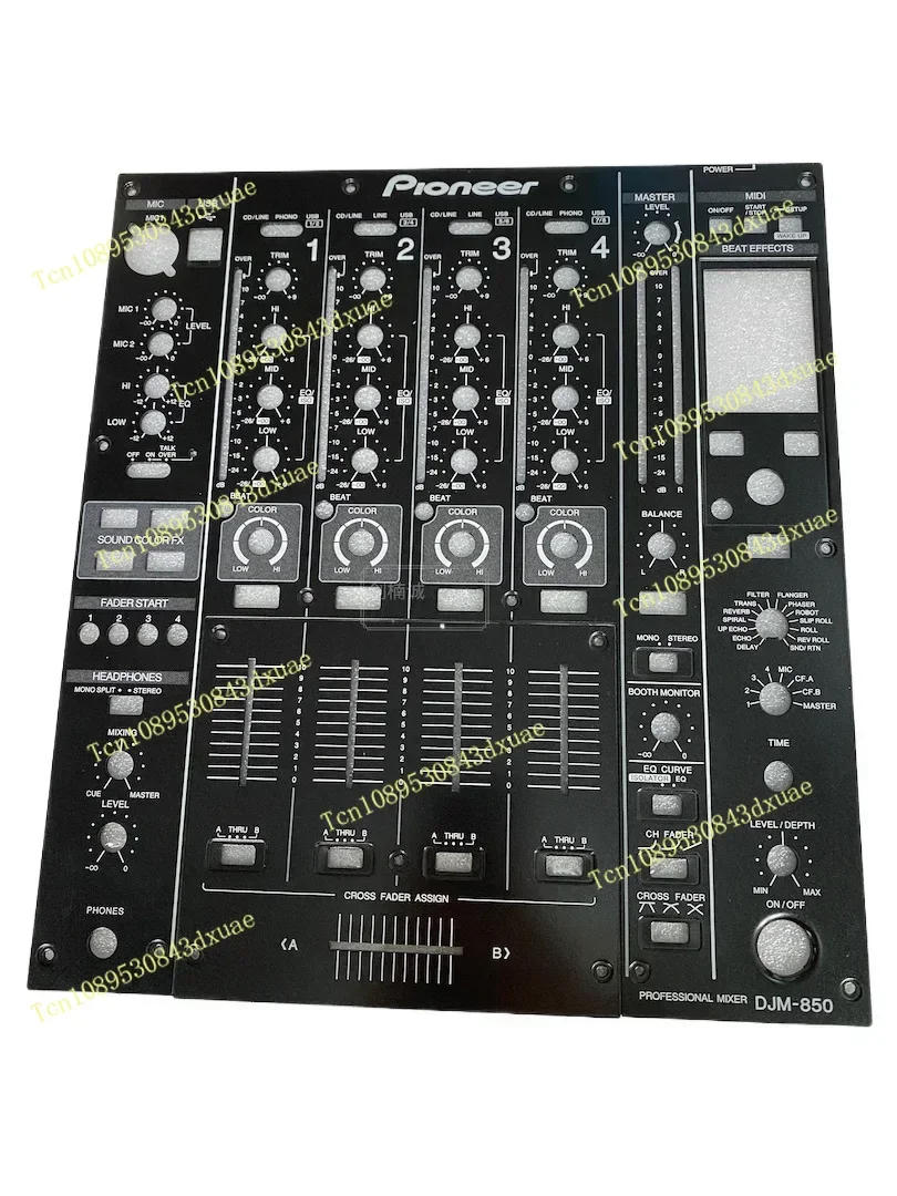 For DJM-850 Mixer Panel Complete Set, Fader Board, Iron Plate, Medium Plate, Disc Player Accessories