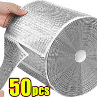 Wholesale Metal Steel Wire Rags Cloth Home Kitchen Pot Pan Dishwashing Double-sided Dishcloth Cleaning Cloths Towel Scrubber Rag