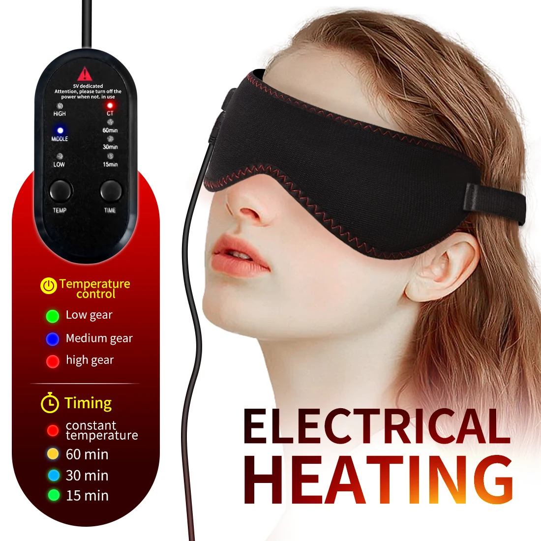 แผ่นมาส์กตาอุ่น แผ่นมาส์กตาสำห - Eye Mask Heated บทวิจารณ์และราคา