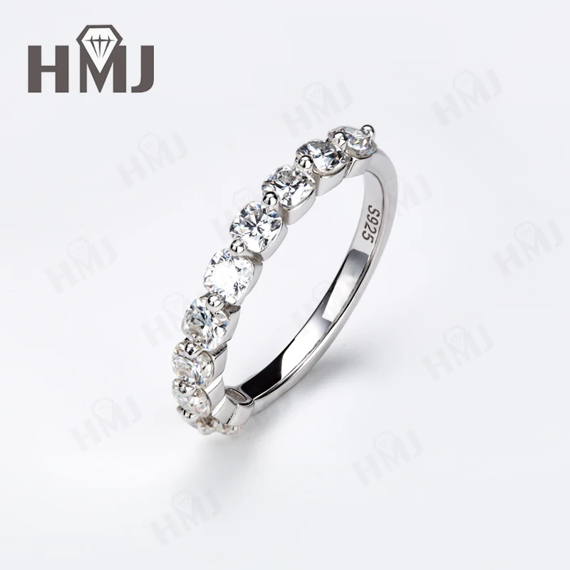 925 Sterling Silber Ring Moissanit Kissenförmiger Schliff VVS1 D Farbe/Aqua Blau/Grün/Champagner Jubiläumsgeschenk Feiner Schmuck für Frauen – Detail 4