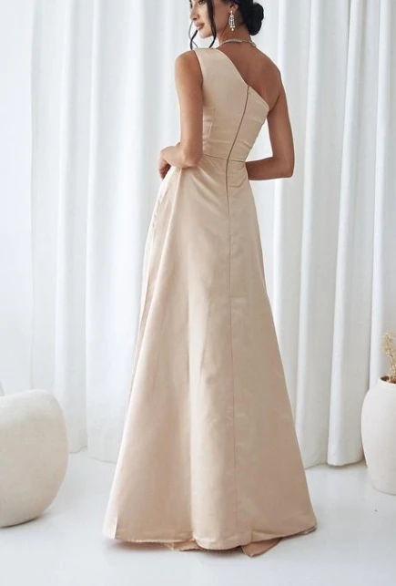 Robe de mariée dos nu en satin à fente haute pour femmes, robe de mariée sexy, une initiée, simple et charmante, train de balayage