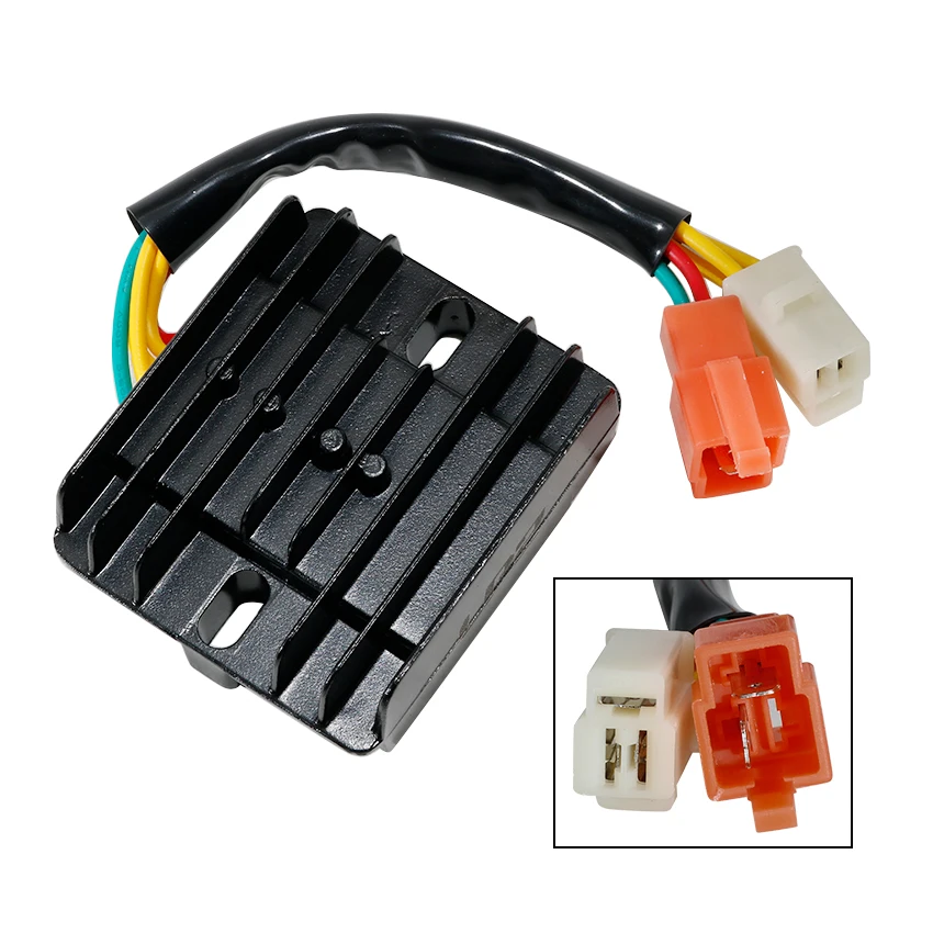 

Fits for Italika TC250 / TC200 NEGR / 250 SZ / TC200 BLANCA / ATV200 Motorcycle Voltage Regulator Rectifier OEM: F06020080