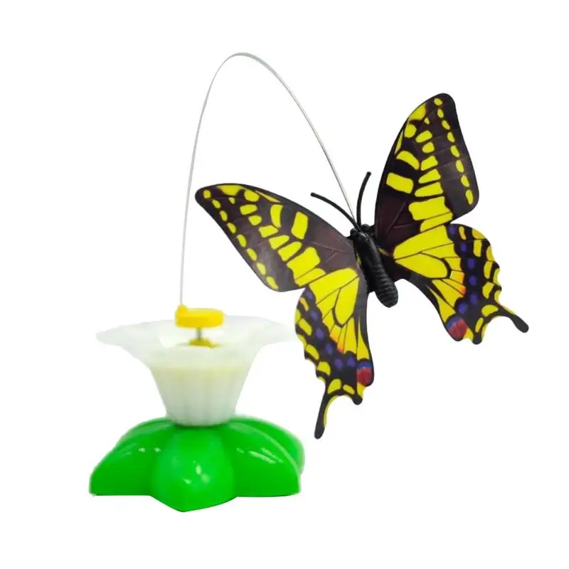 Electric Rotating Cat Toy Colorful Butterfly Bird Funny Dog Cat Toys Pet Seat Scratch Toy Pet Dog Cat Intelligence Trainning Toy