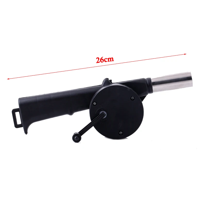 1PC Outdoor Cooking BBQ Fan Air Blower for Barbecue Fire Bellows Hand Crank Tool for Picnic Camping Handheld Cooking Fan Tool