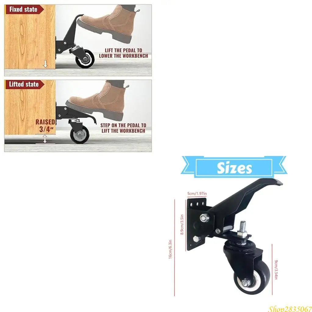 

Strong Collapsing Casters for D star Desks Including two_point_five Foot Disks 831F