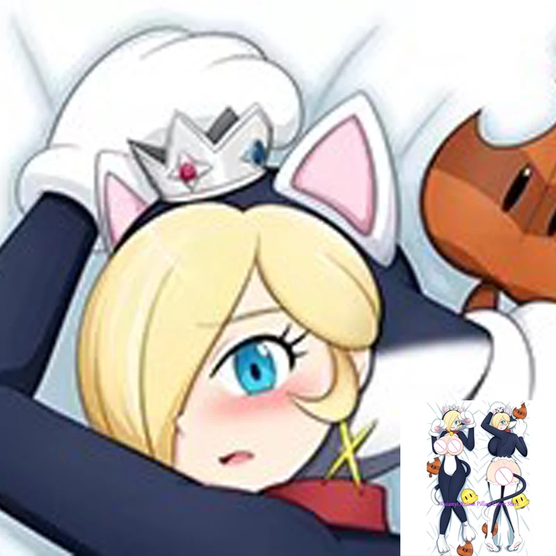

Dakimakura Anime Rosalina Double-sided Pillow Cover Print Life-size body pillows cover Adult pillowcase 2024