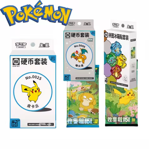 Original pokemon Card Simplified Chinese Version Ptcg 151 Wang Coin Set And Ex Coin Set Battle Game Cards Holiday Gifts In Stock