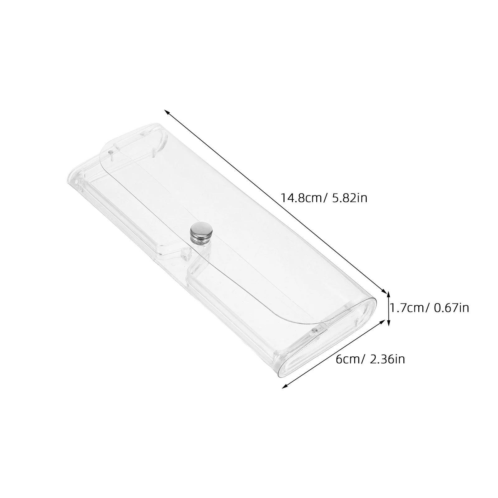 7 قطع نظارات حافظة صلبة محمولة للسفر نظارات شمسية صندوق نظارات هارد شل خفيفة الوزن متينة حافظة نظارات العين #3