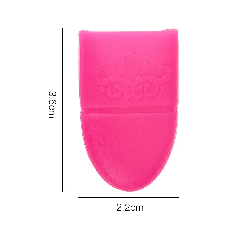 5pcs Nail Polish Clip Soak Off Silicone Cap UV Gel Lak Remover Wraps Degreaser Cleaner Tips Fingers Cover Varnish Manicure Tools