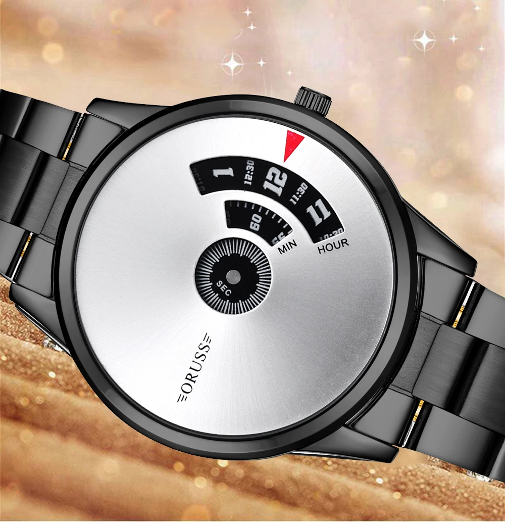 Reloj de hombre de moda con personalidad bonita, nuevo concepto de moda, reloj de hombre duradero de ocio para caballero de negocios