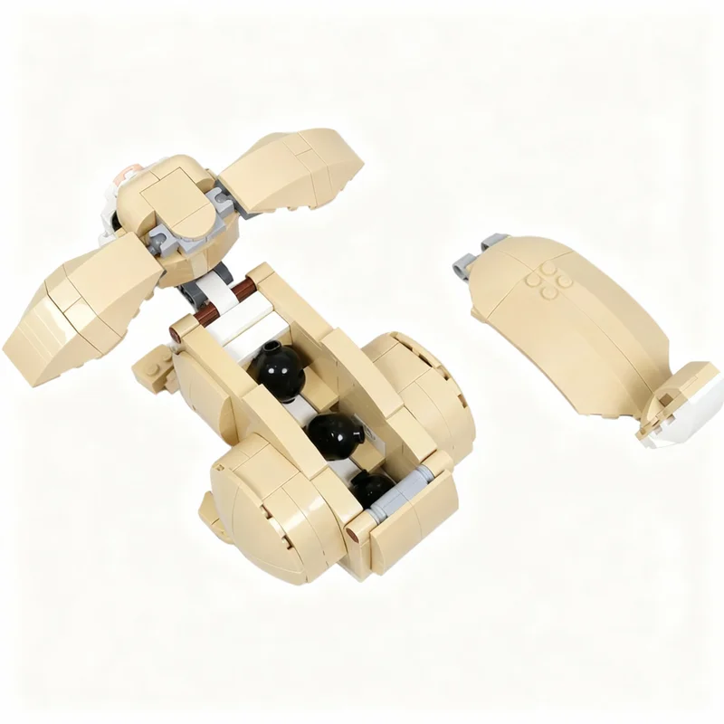 ตัวต่อ MOC กระต่ายน้อยน่ารักขับถ่าย 369 ชิ้น ของเล่นตัวต่อเสริมสร้างจินตนาการ ของขวัญวันคริสต์มาส ของขวัญวันเกิด