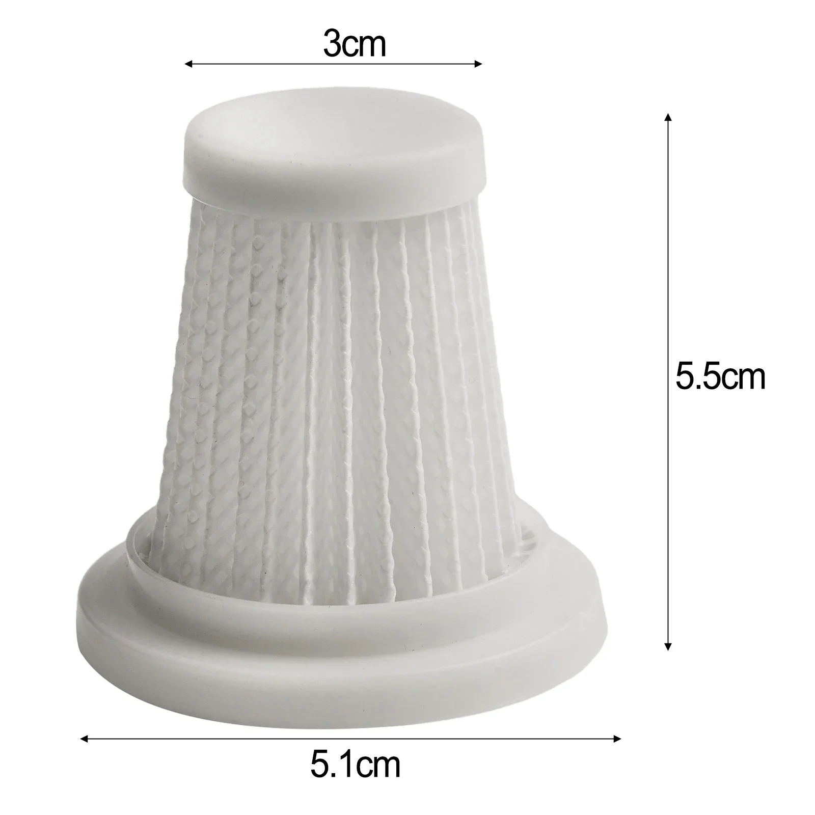 5PCS Replacement  Filter High Filtration Efficiency Effectively Capturing Dust Washable Reusable Car Vacuum Cleaner Accessories