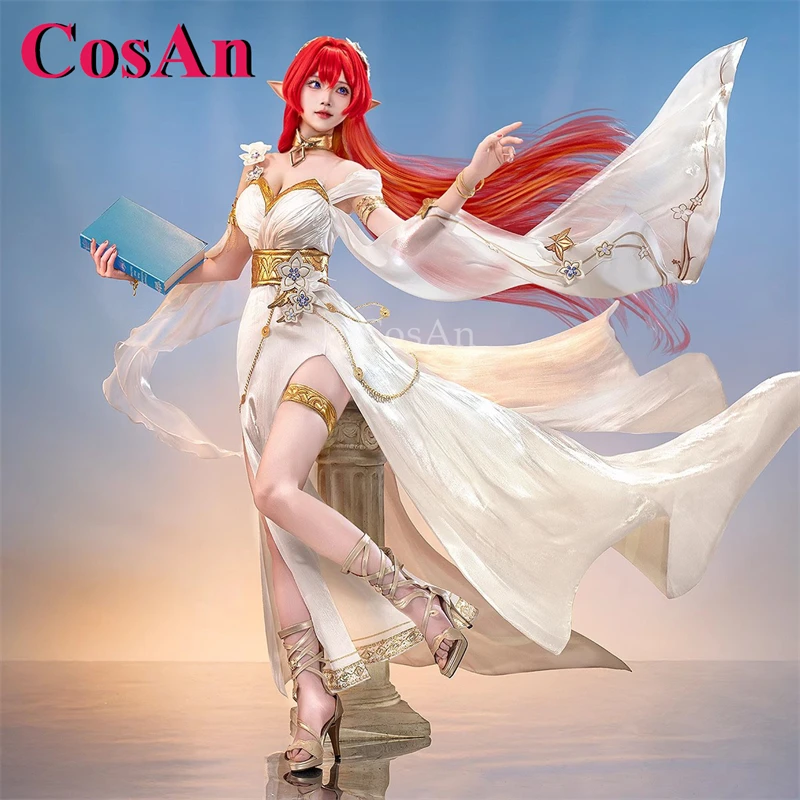 

CosAn Game Honkai: Star Rail Tribios Cosplay Costumes Gorgeous Elegant Formal Dress Women Halloween Party Role Play Clothing