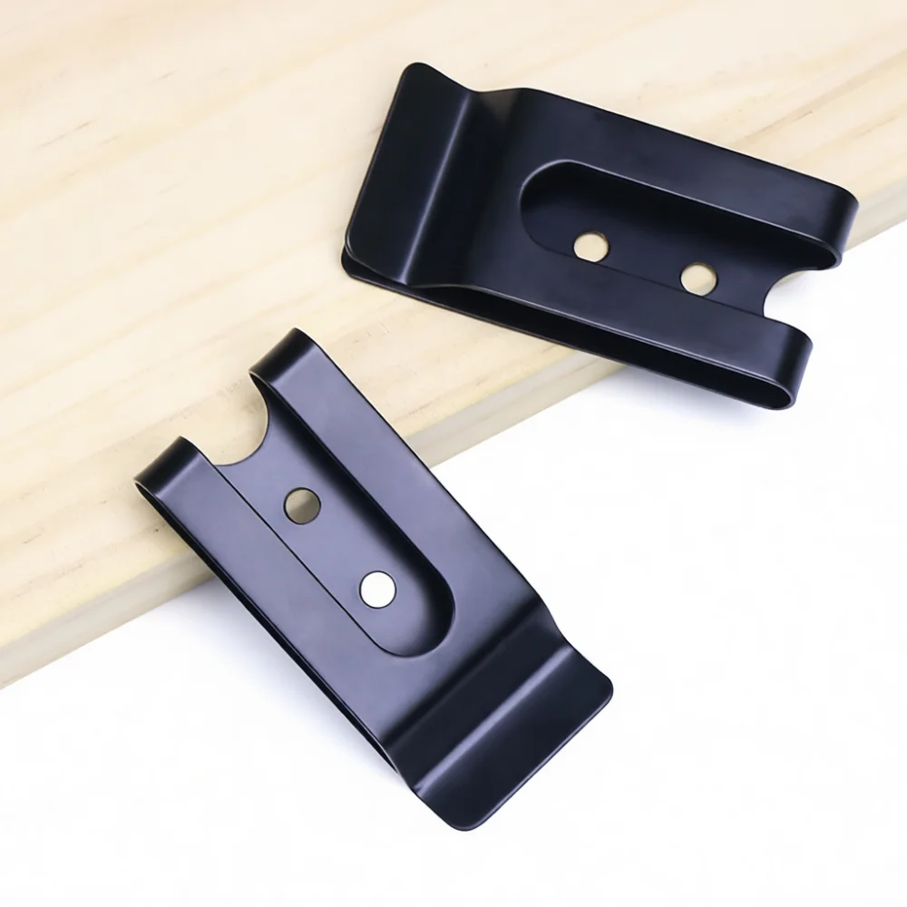 Durable Manganese Steel Belt Clip U Shape Hardware For Leather Case Bag Accessory DIY Craft Repair Practical Fix Tool