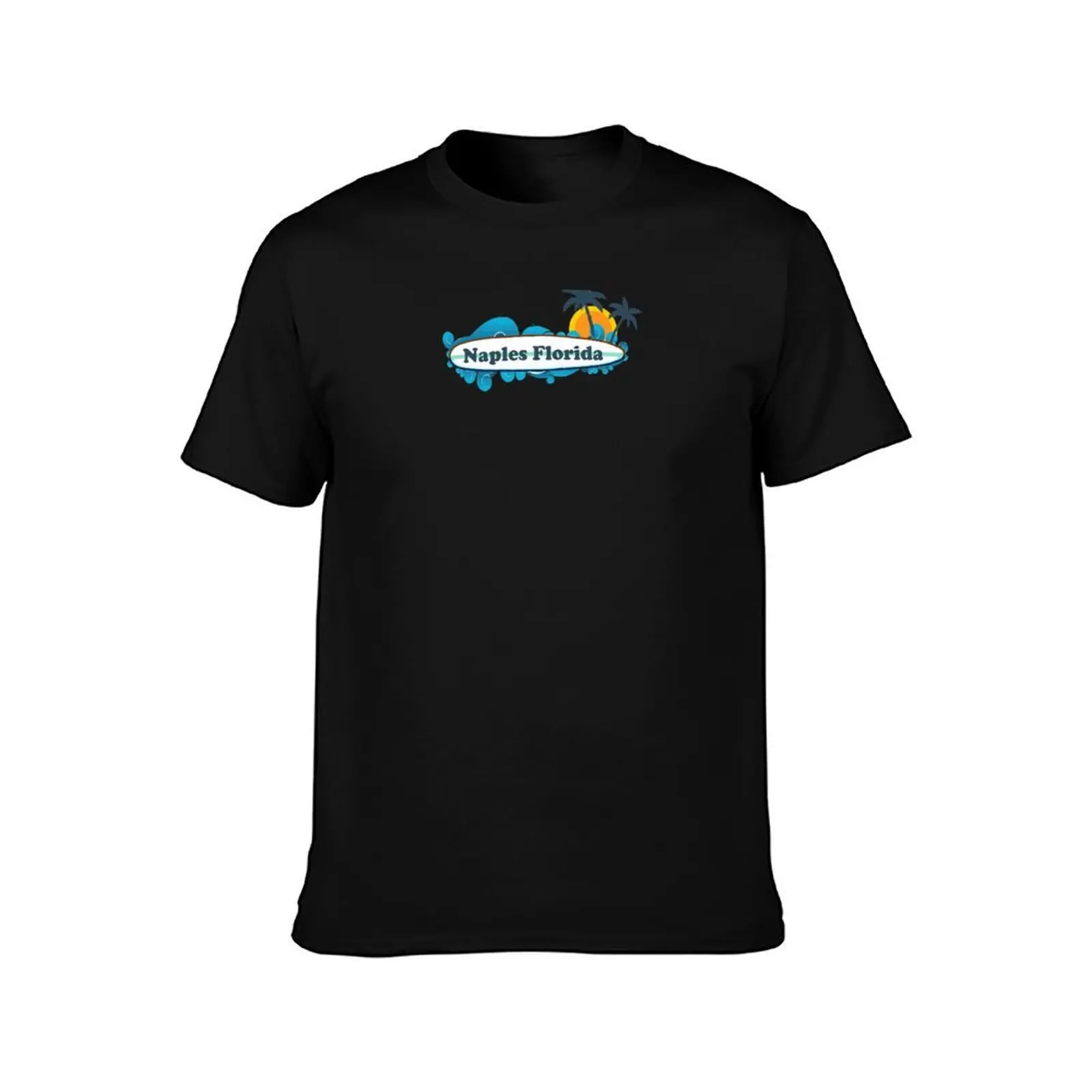 Naples - Florida. T-Shirt Soft Casual Short Sleeve Cotton Tee