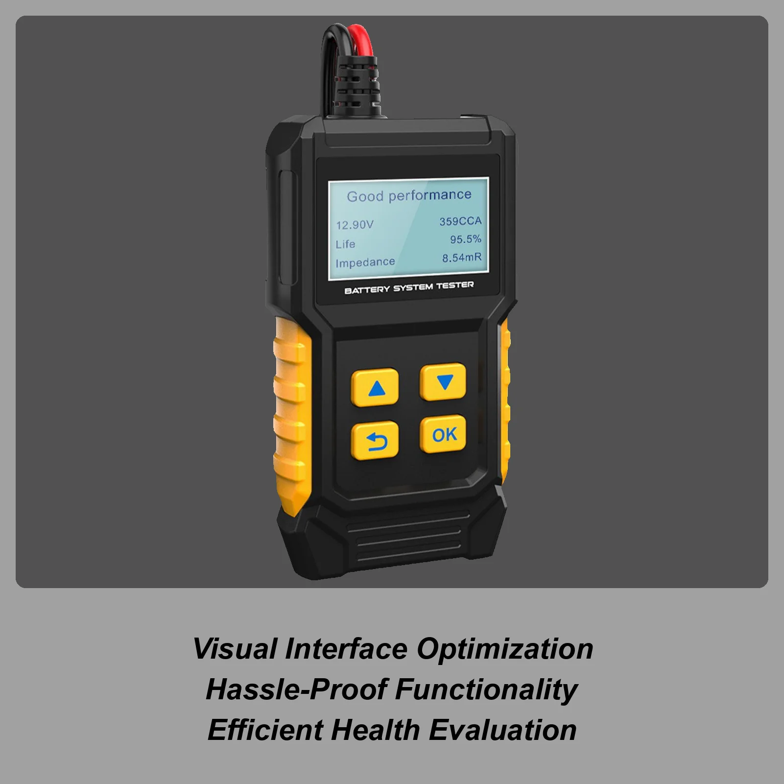 

Тестер аккумулятора, автомобильный анализатор аккумулятора, умный анализатор напряжения зарядки, компактный электрический анализатор для грузовика, мотоцикла, дроссельной заслонки