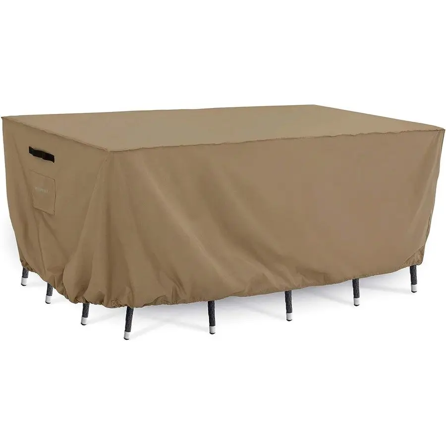 

Чехол для уличной мебели: прямоугольный чехол для стола и стульев для патио, защита от выцветания и ветра