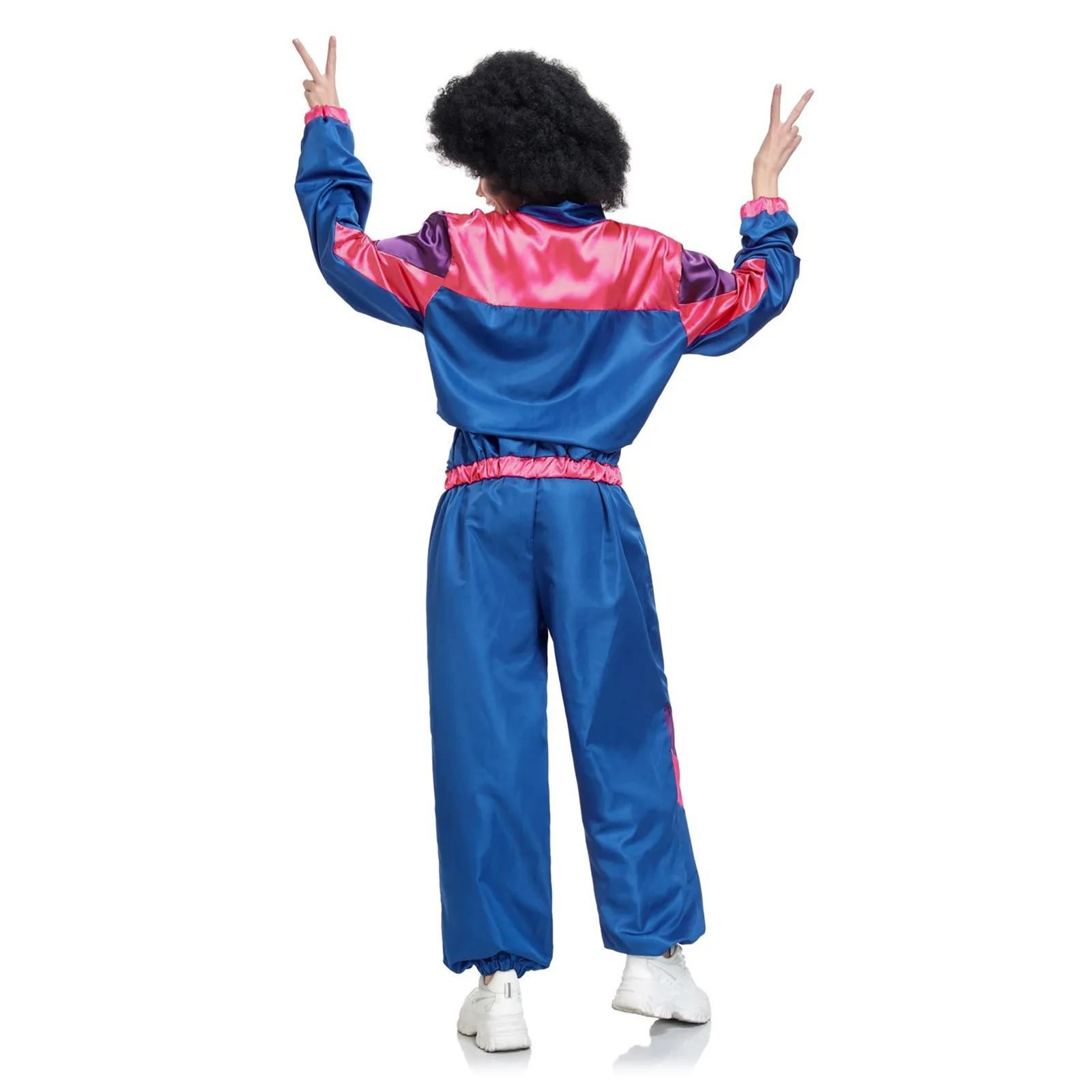 Women\'S Suit Adult 80s Tracksuit Retro Hip Hop Windbreaker Disco Tracksuit Sets New Matching Sets 2 Piece Sets Women Outfit