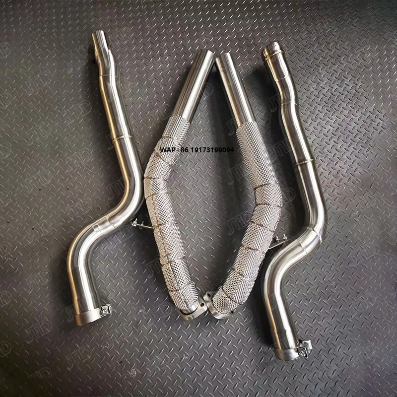 

Turbo Stainless Steel 304 Downpipe for CLS550 4.7L V8 M278 Engine Performance Exhaust Front Pipe Upgrade