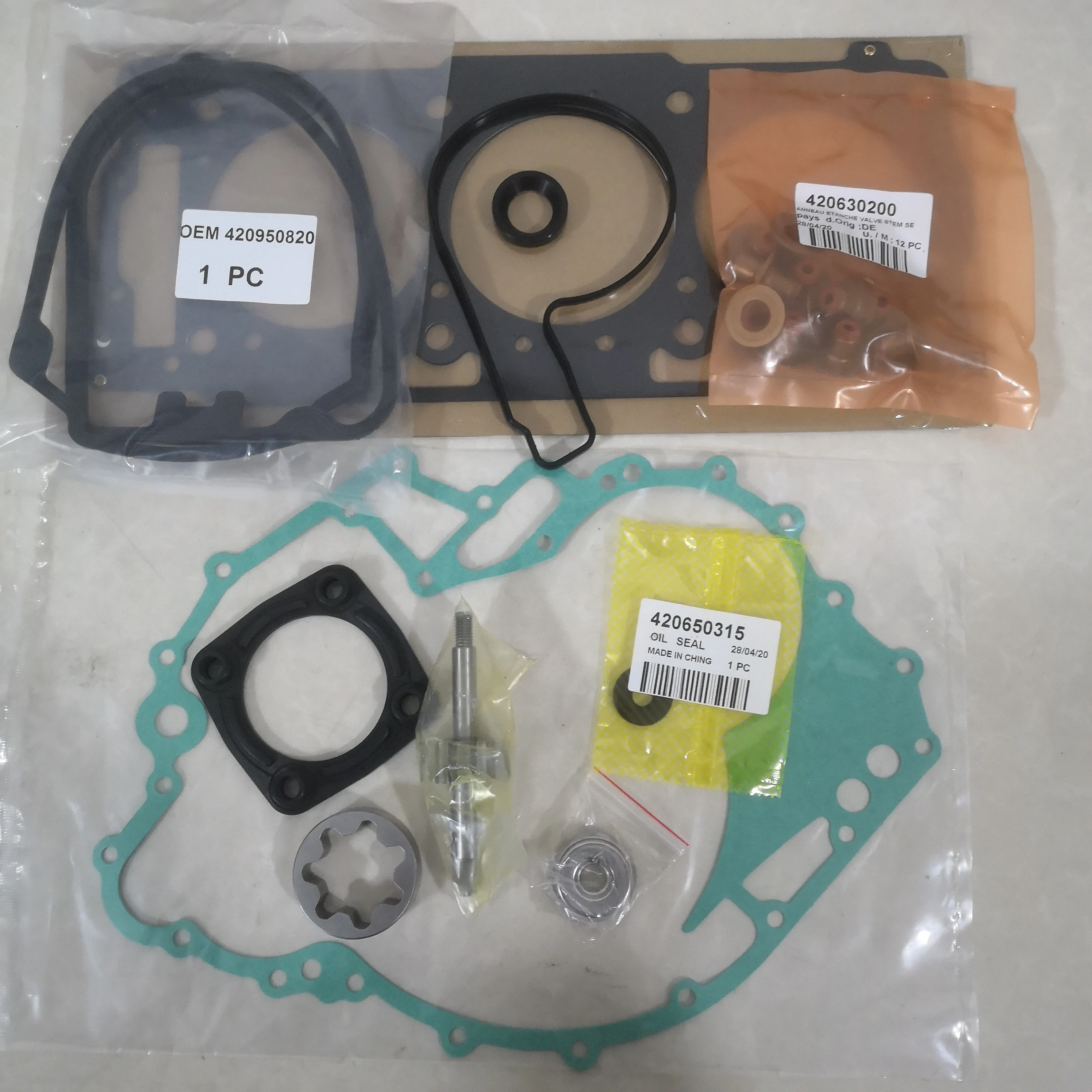 Jetski parts For Jet ski SeaDoo 4tec 1503 1630 whole gasket Rebuild Kit RXP RXT RXP-X RXT-X Gtr rental wake pto head gasket set