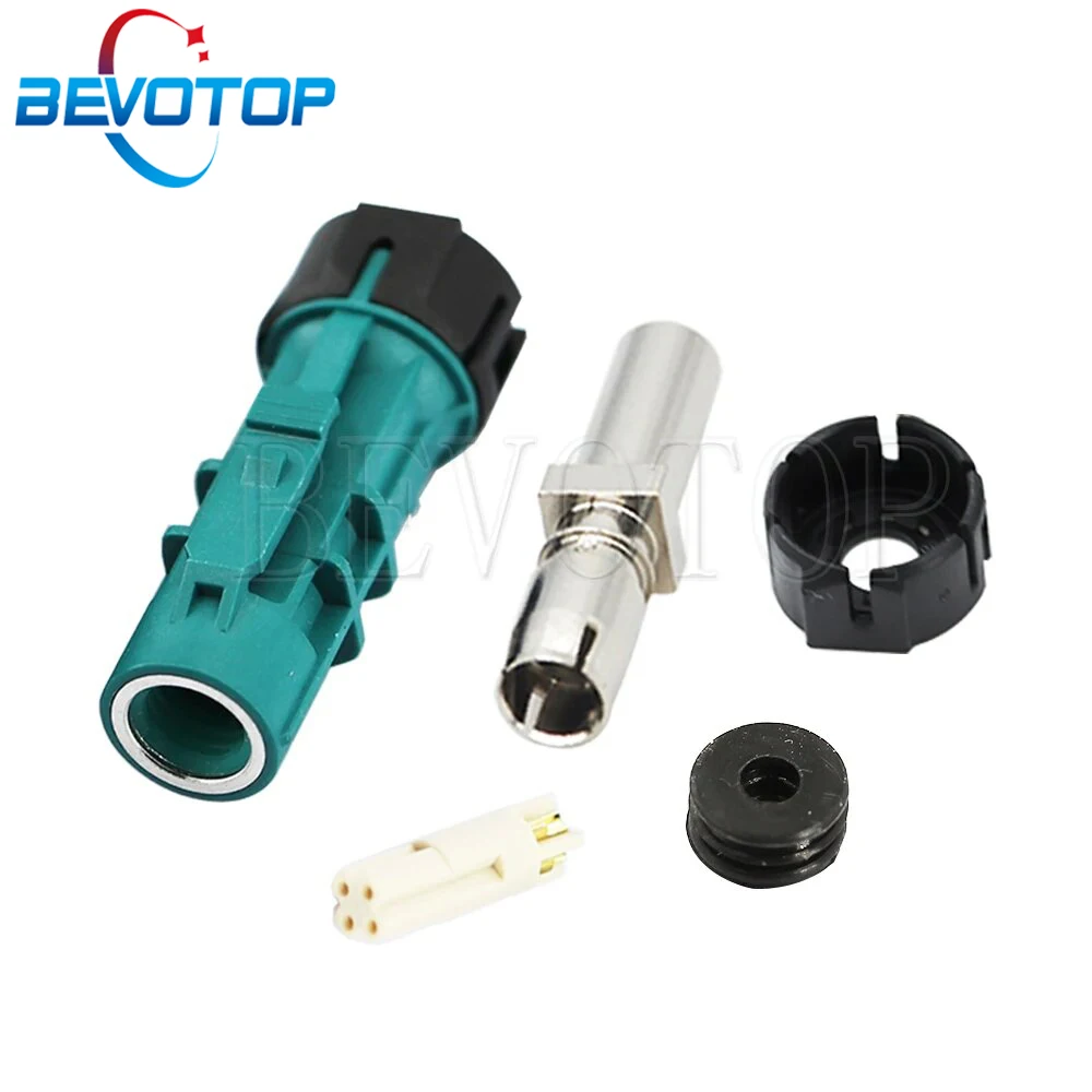 BEVOTOP Code Z Female Jack Waterproof HSD 4 Pin Connector Assembly for 4-Core HSD LVDS Coaxial Cable
