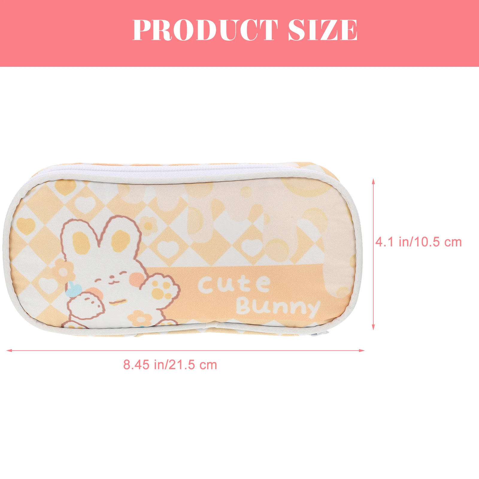 

Multi-Use Large Capacity Pencil Case Portable School Bag Zipper Design Stationery Organizer for Students Pencil Case