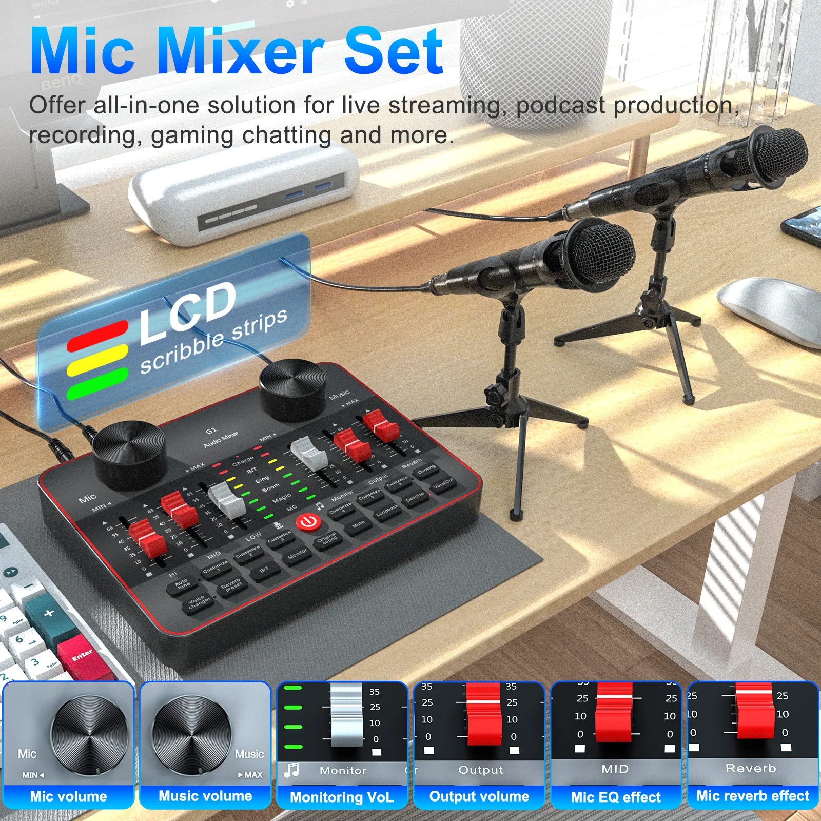 Tenlamp Podcast Equipment Bund - Pc Gaming Youtubers review and price
