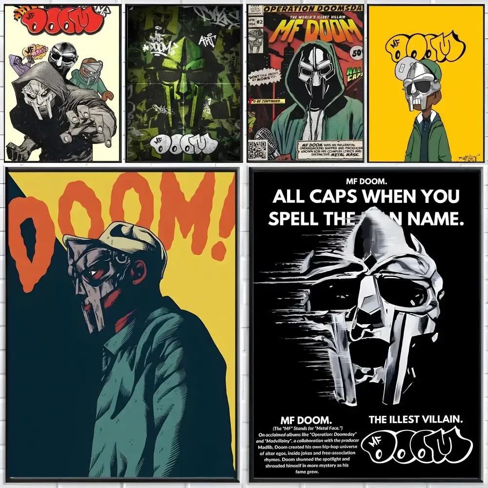 Band HipHop Doom Madlib Poster Distinct Home Decor Concepts Chic Indoor Art Pieces