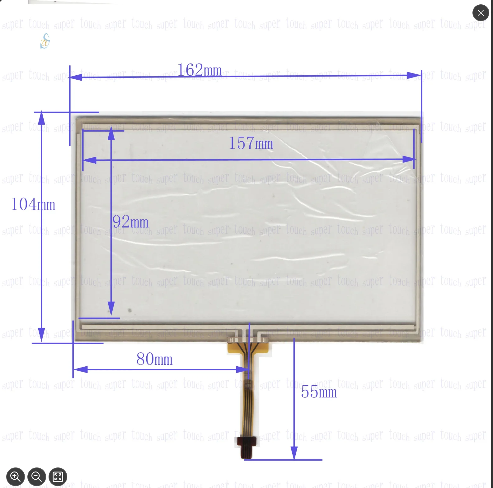 

ZhiYuSun 170219162 * Стекло сенсорного экрана 104 мм, 4 линии, резистивная сенсорная панель USB, комплект накладок СЕНСОРНЫЙ ЭКРАН 162*104