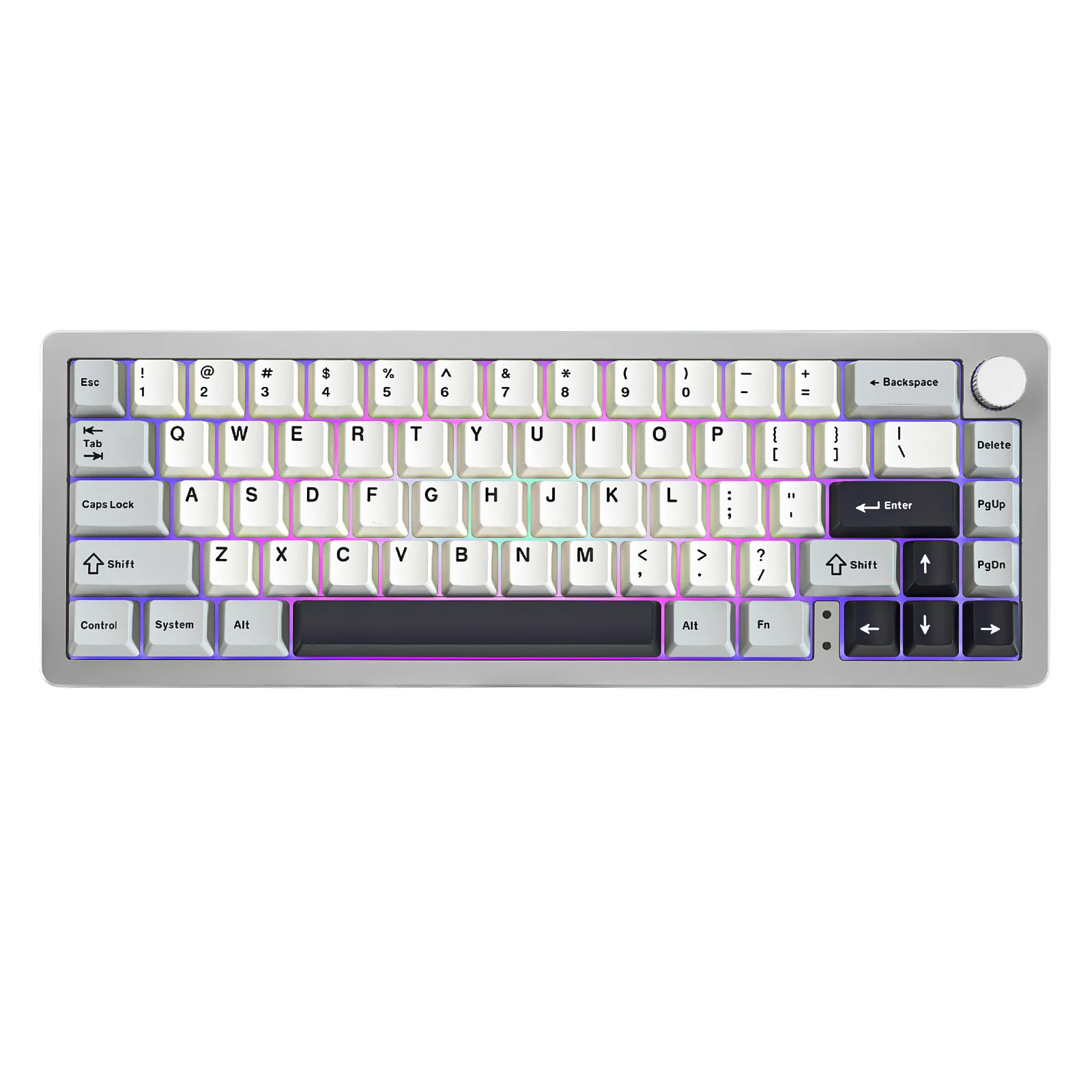 YUNZII AL66 ワイヤレスメカニカルキーボード、CNC アルミニウム 65