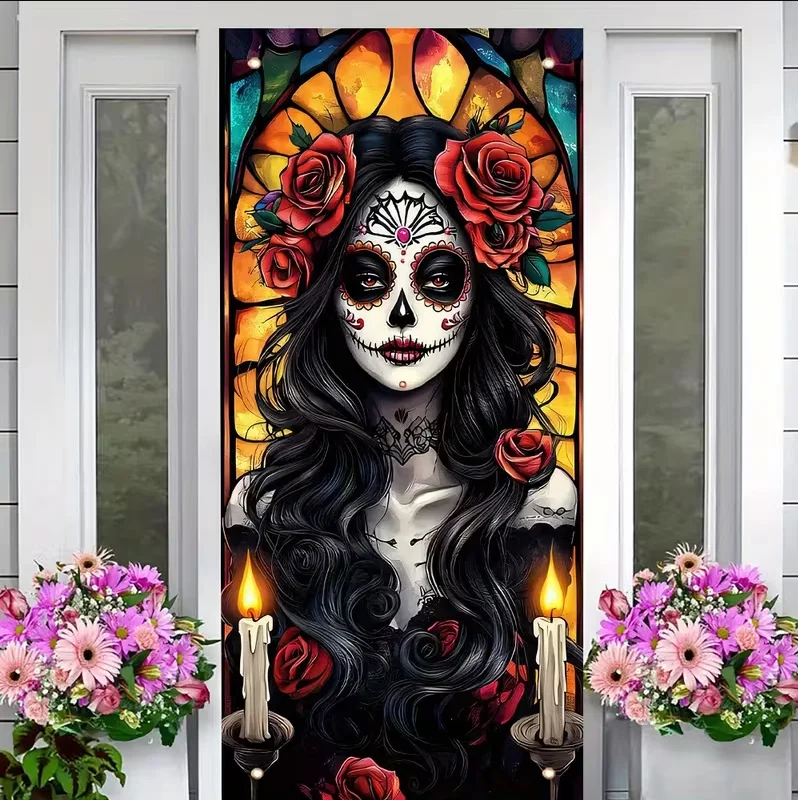 Mexican Day of the Dead Backdr - Photo Booth Prop 评论和价格