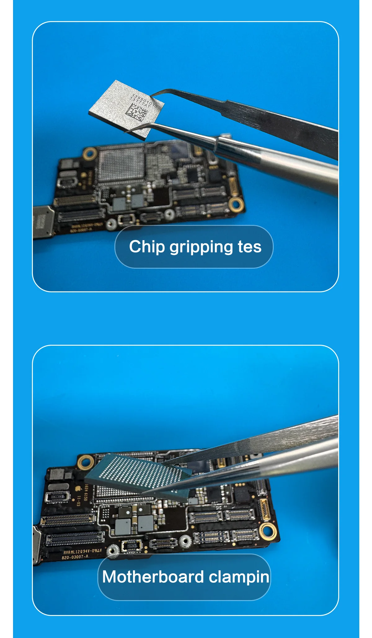 I2C NS-01/02/03/04 Extra Harte Superlegierungs-Pinzetten 2.5D 3D Professionelle Wartungswerkzeuge für Handy- und Computerreparatur – Detail 11