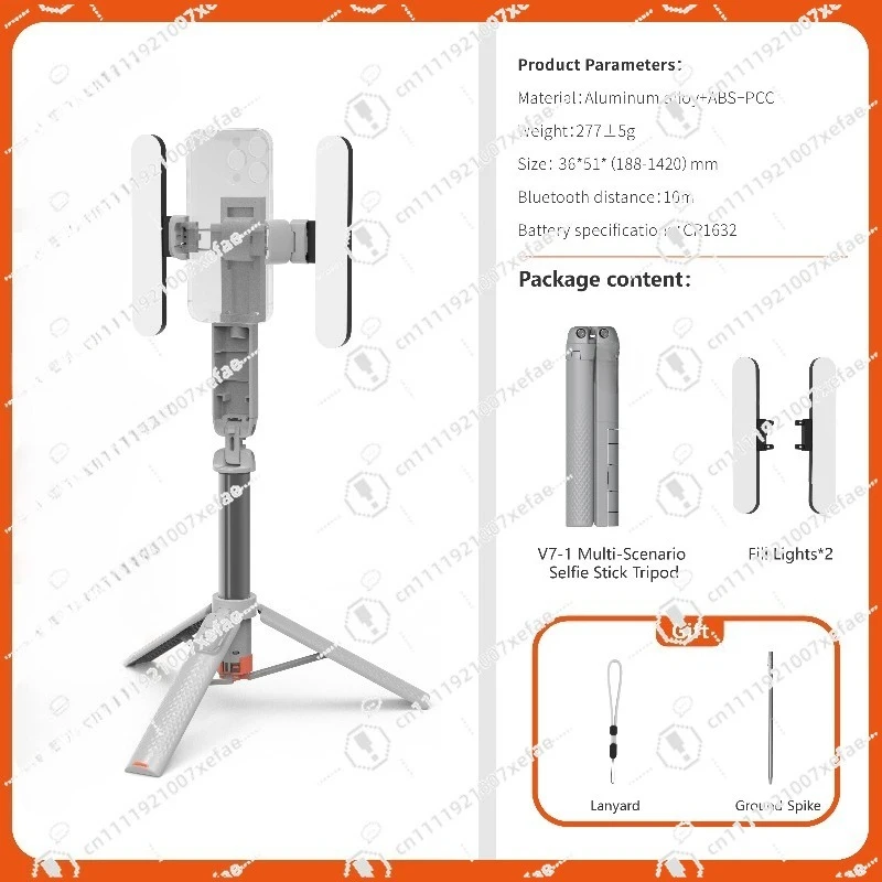 1.42M portable selfie stick tripod remote control new mini live broadcast equipment aluminum alloy mobile phone holder durable