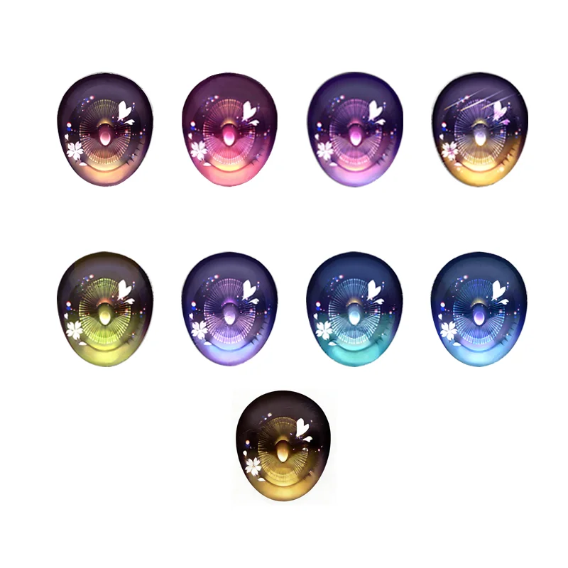 

Аксессуары для кукол. Глаза с металлическим эффектом.