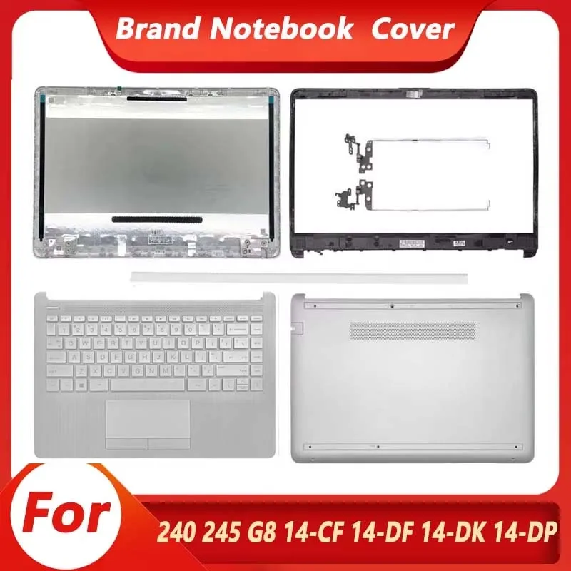 

Silver Cover For 240 245 G8 14-CF 14-DF 14-DK 14-DP 14S-CR 14S-CF LCD Back Cover Front Palmrest Keyboard Bottom Case Hingecover