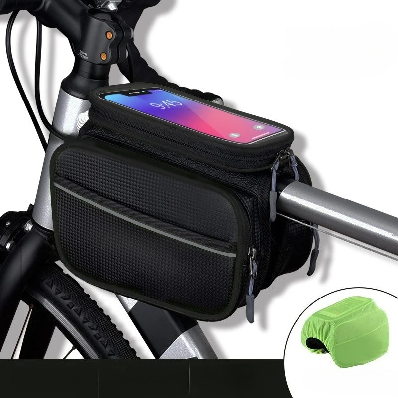 

Large Capacity Bike Front Beam Bag Waterproof Touch Screen Touch Screen Quick Disassembly Bicycle Bags Bicycle Accessories