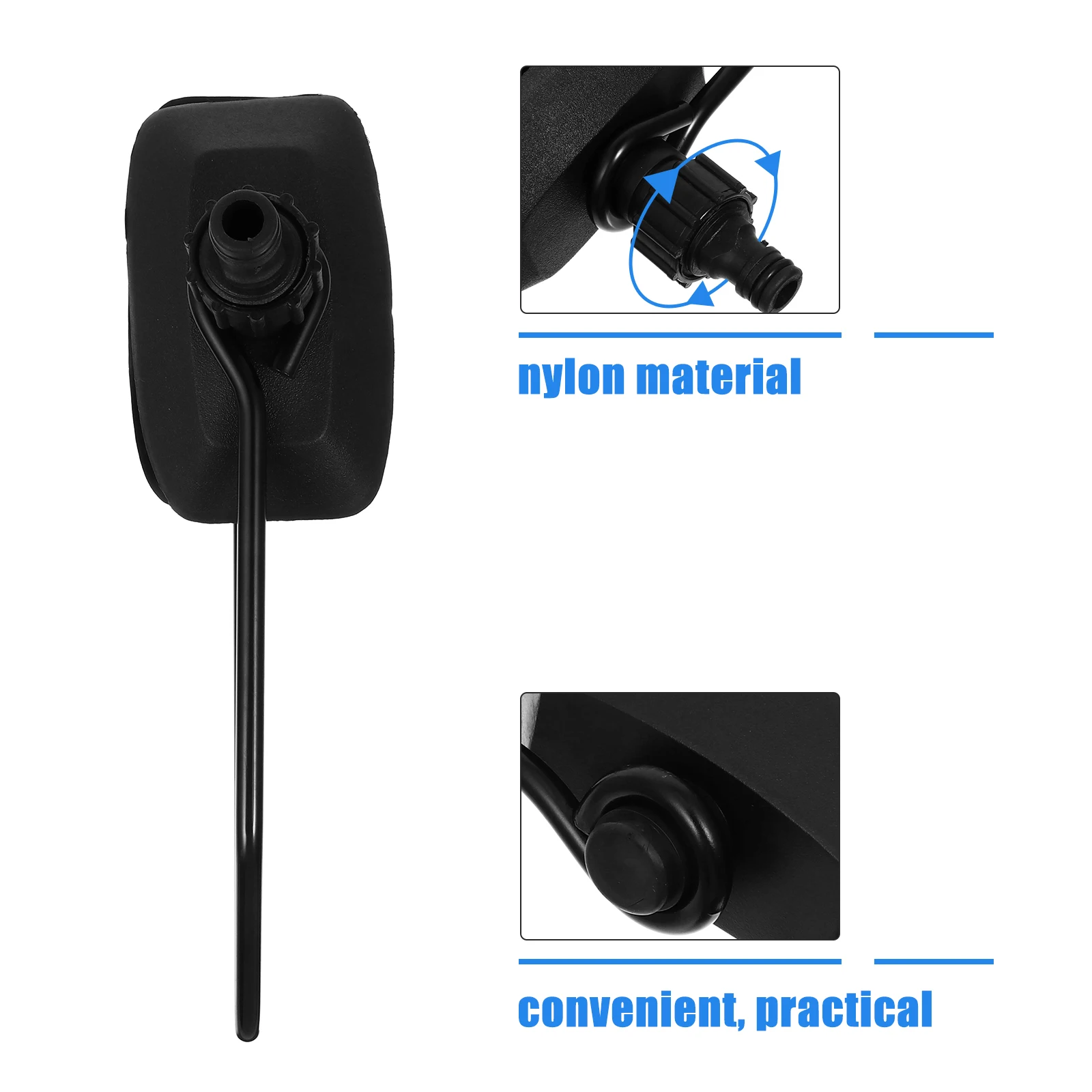

2Pcs Boat Durable Nylon Motor Flusher Yacht Cleaning Supplies Engine Tools Ship Rectangular Yacht Motor Flusher Accessories
