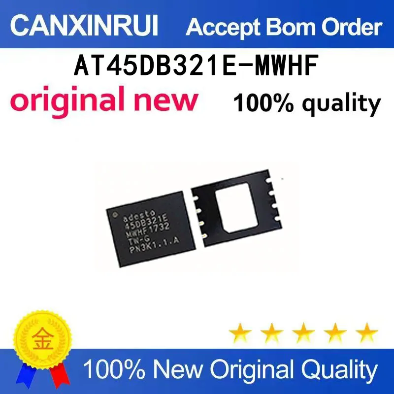 

(5-100 pieces)Brand new original AT45DB321E-MWHF AT45DB321E UDFN-8 spot chip