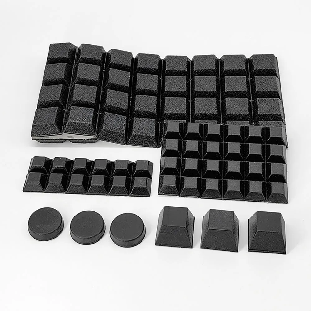 10/20pcs Self-Adhesive Silicone Rubber Furniture Leg Pad Floor Scratch Protector Hardware Chair Table Feet Cushion Spacer Gasket