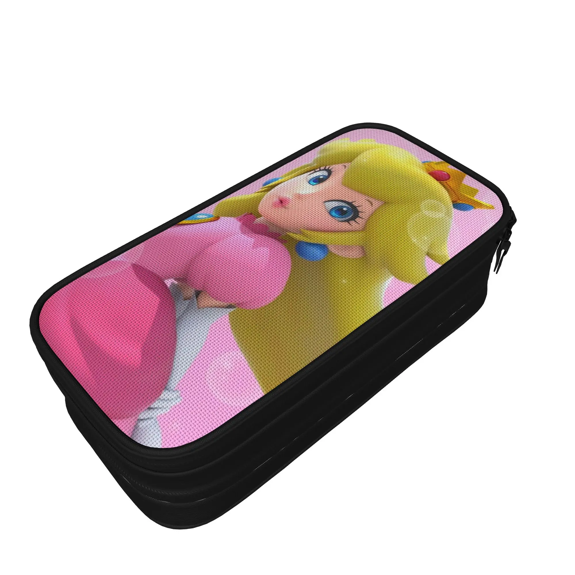 

Princess Peach Cute Pencil Cases Lovely Marios Pen Bags Girl Boy Big Capacity Students School Cosmetic Pencil Box