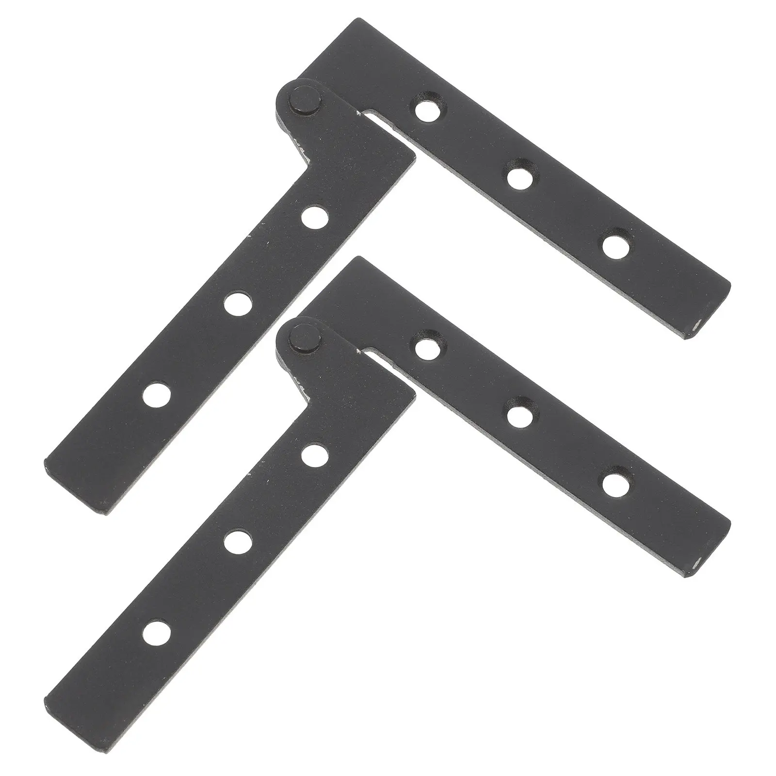 

2Pcs Heavy Duty Door Pivot Hinges Thickened Invisible Concealed Hinges for Cabinet Doors Smooth Rotatable Interior Hardware