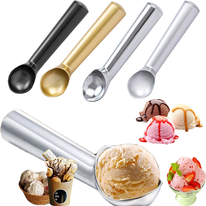 Nonstick Ice Cream Scoop Ice-Cream Spade Anti-Freeze Melon Fruit Ball Spoon Scooper Multi-functional Scooping Tool Alloy Spoon