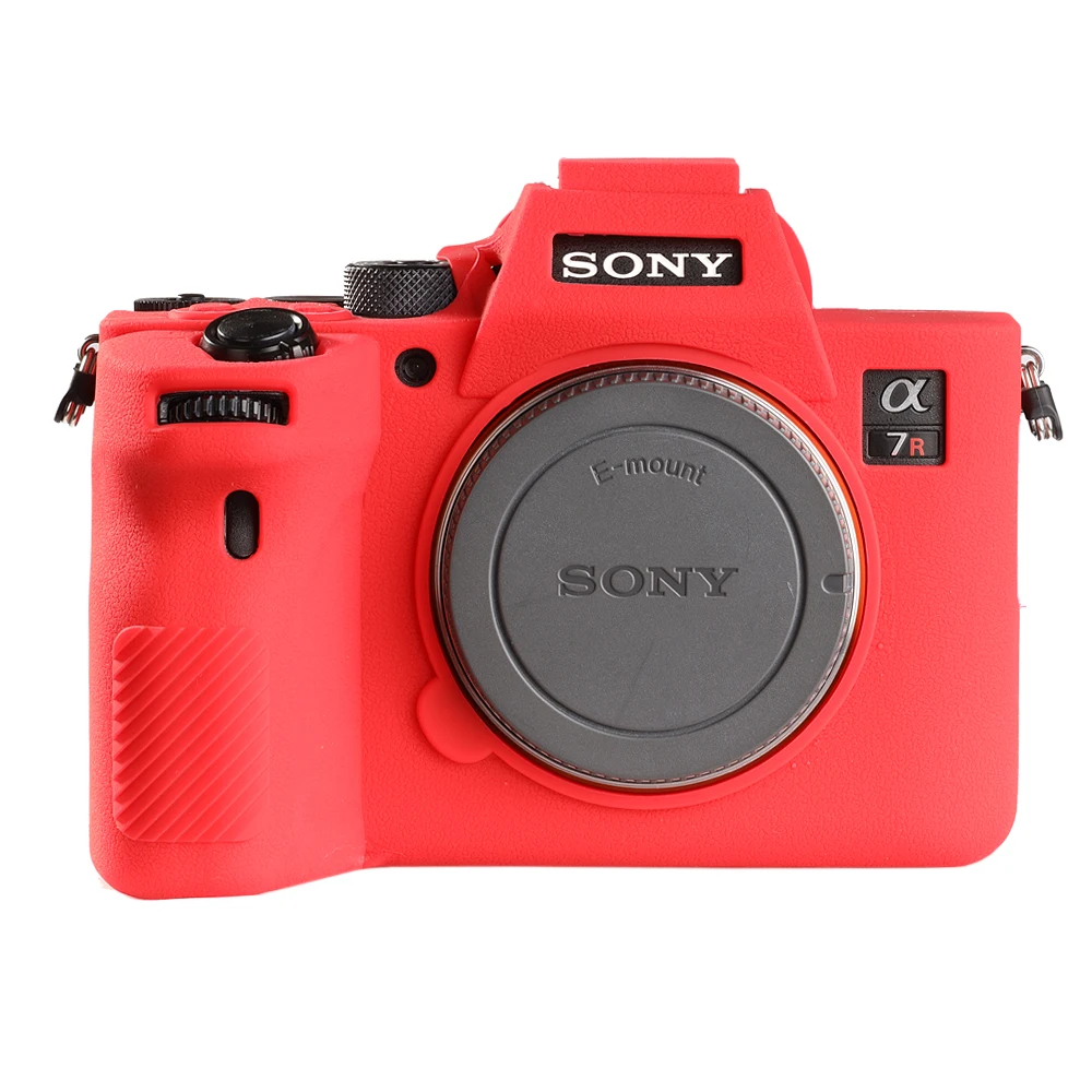 Rubber Silicone Case Body Cover Protector Frame Skin for Sony A7R V / A7R 5 / ILCE 7RM5 A7RV A7R5 A7RM5 Camera Soft